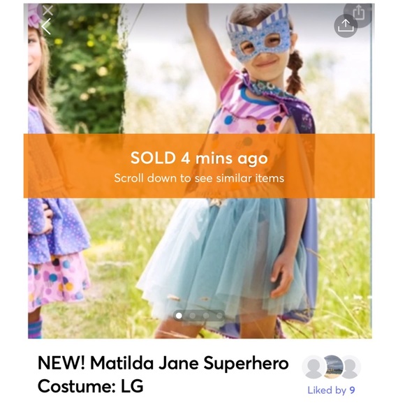 SOLD! Matilda Jane Superhero Costume: LG (8-10) - Picture 1 of 5